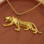 Gold-Tone Stainless Steel Pendant Necklace