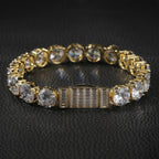 UWIN 10mm Tennis Chain Bracelet Zirconia Iced Out Cubic Baguette Bail Zirconia Fashion Luxury Hiphop Jewelry