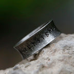 2024 New Creative Design Stainless Steel Viking  RUNE Ring Men Nordic Trinity Wedding Rings for gift Fashion Jewelry