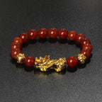 Color-Changing Natural Stone Pi Xiu Beaded Bracelet