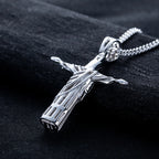 Iced Out Christ Pendant — 925 Silver