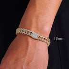 Iced Out Cuban Chain Necklace Stainless Steel 8-25MM