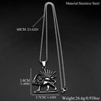Islamic Stainless Steel Pendant Necklace