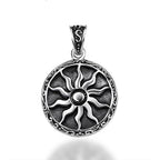 Apollo Sun God Stainless Steel Pendant Necklace