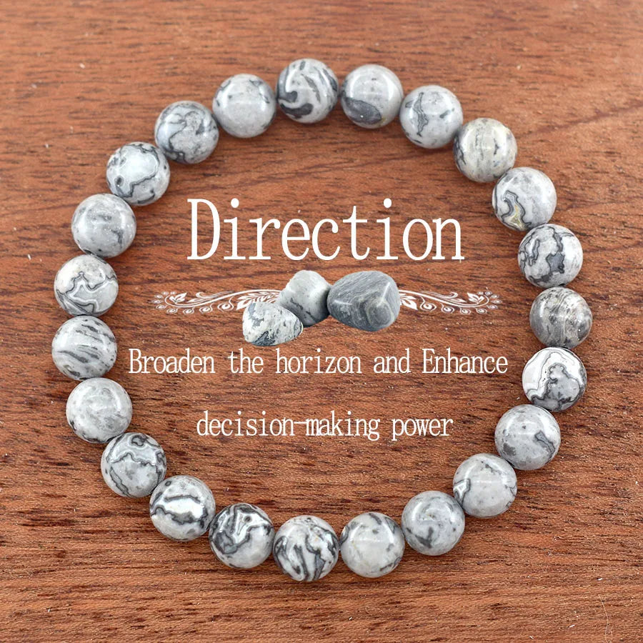 Multi-Color Bead Bracelet with Adjustable Length