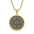 Star of David Gold Pendant Necklace