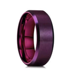 4-8mm Dull Polish Silver Color Titanium Ring For Men and Women Personalized Ring Customize Engraved