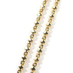 UWIN Iced Shinning Star Tennis Chain Necklace for Women 6mm Prong Setting Cubic Zirconia Chain Choker Fashion Jewelry for Gift