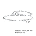 Minimal Thin Chain Bracelet — Stainless