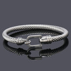 Rope Chain Bracelet — Stainless Steel, Black, Gold or Silver