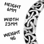 Celtic Knot Hollow Ring Stainless Steel