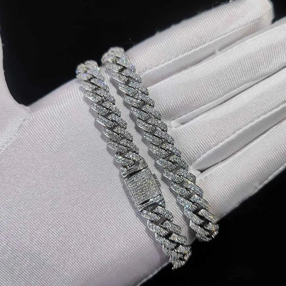 Iced Out Cuban Chain Stainless Steel 10MM