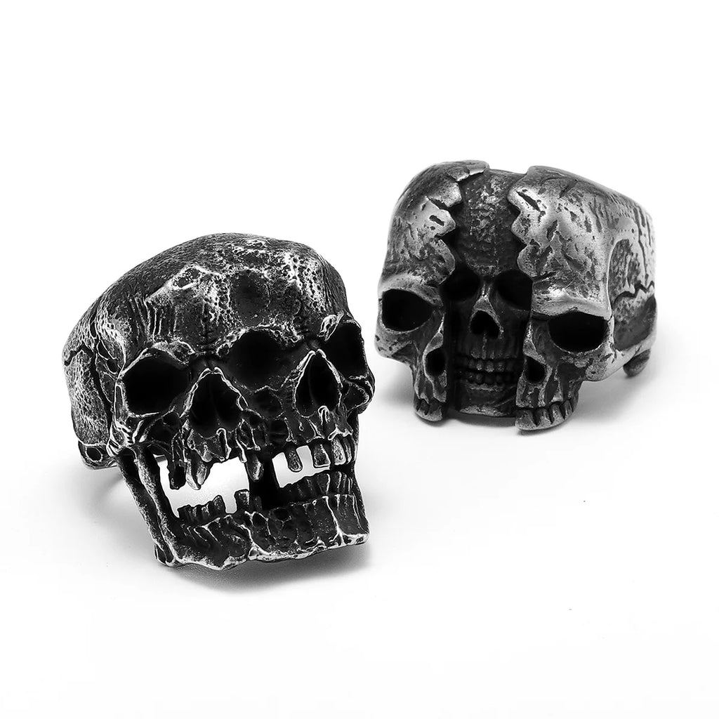 Skull Ring Black — Stainless Steel