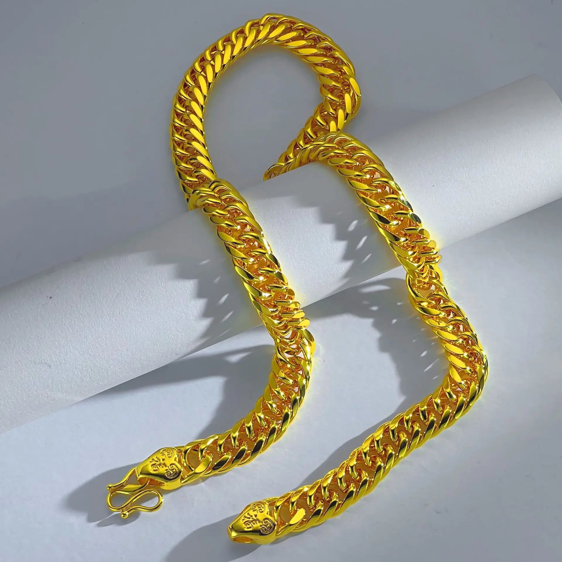 Statement Gold Pendant Necklace