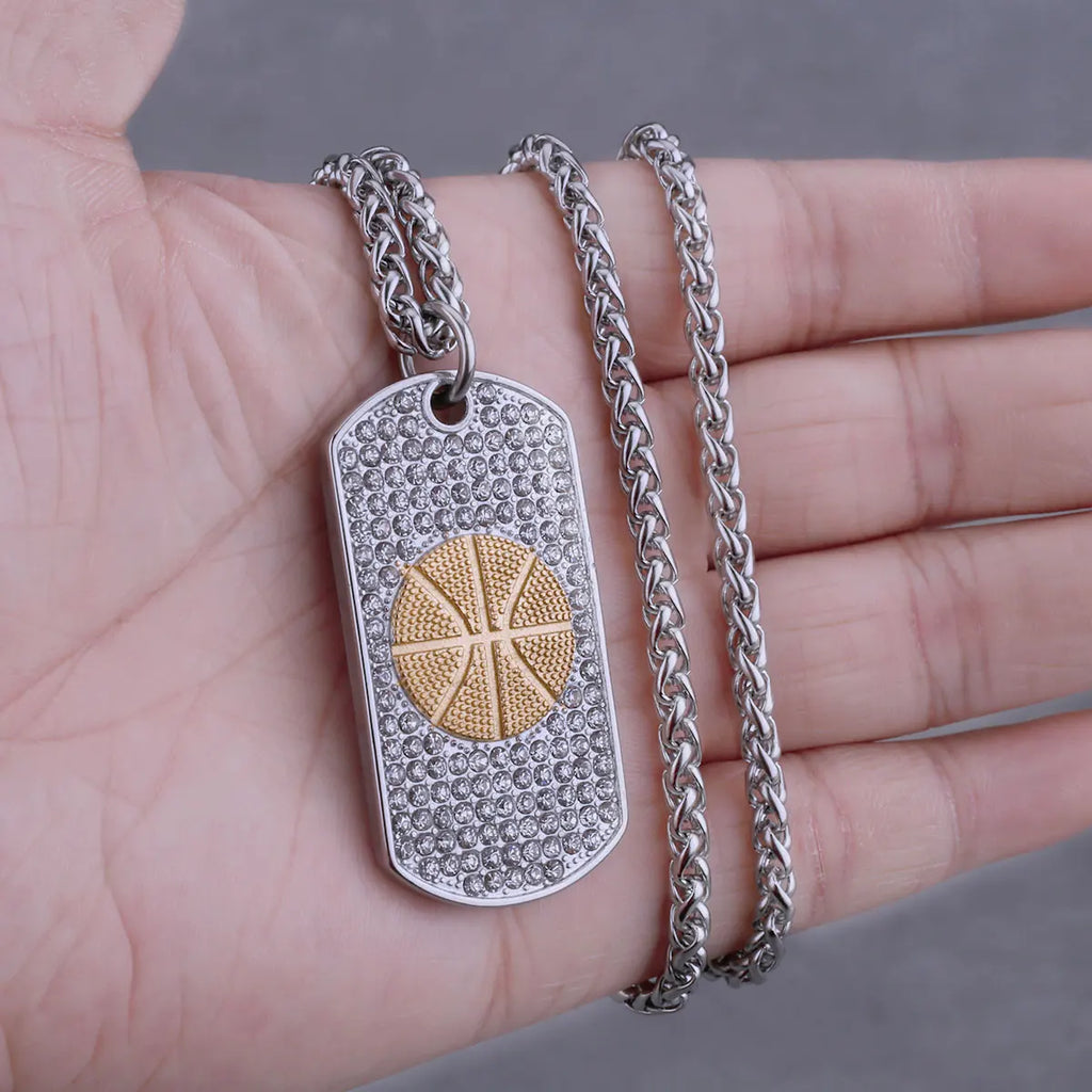 Minimal Pendant Necklace — Stainless Steel