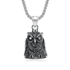 Gothic Lion Head Bell Pendant — Stainless Steel
