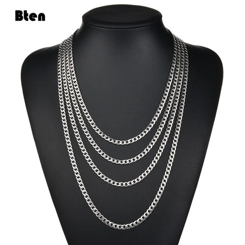 Chunky Cuban Link Stainless Steel Chain 3MM