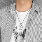 St. Jude Pendant Necklace Stainless Steel