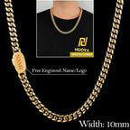 Stainless Steel Cuban Chain Necklace Miami