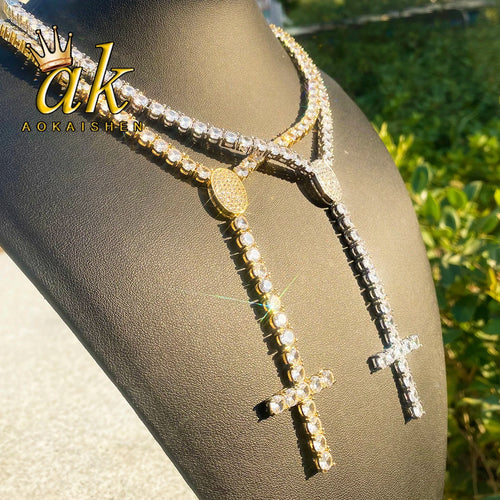 Cross Gold Chain Choker