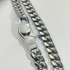 Stainless Steel Cuban Chain Necklace Miami