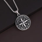 Viking Dragon Stainless Steel Pendant Necklace