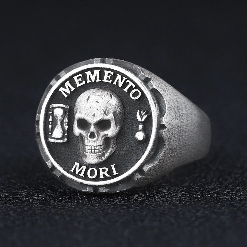 Skull Memento Mori Ring — 925 Silver