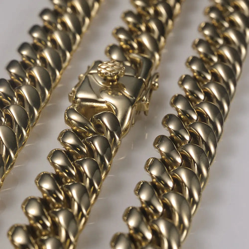12MM Cuban Gold Necklace