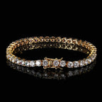 Tennis Bracelet with Stones — Stainless Steel