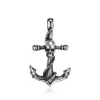 Gothic Skull Pendant Necklace — Stainless Steel