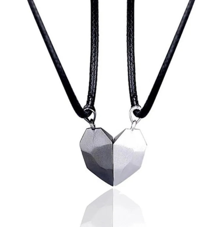 Magnetic Heart Pendant Necklace