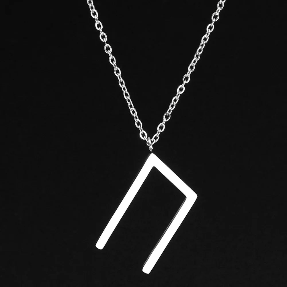 Viking Rune Layering Necklace — Minimal