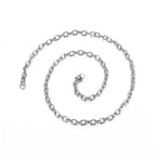 1Pcs Width1.5-4.5mm Stainless Steel Cross O Chain  Women Men Necklace Finding Pendant DIY Wholesale Jewelry 40-100cm Dropship