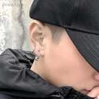 Rivet Clip Earring — Gold Stainless Steel
