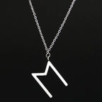 Viking Rune Layering Necklace — Minimal