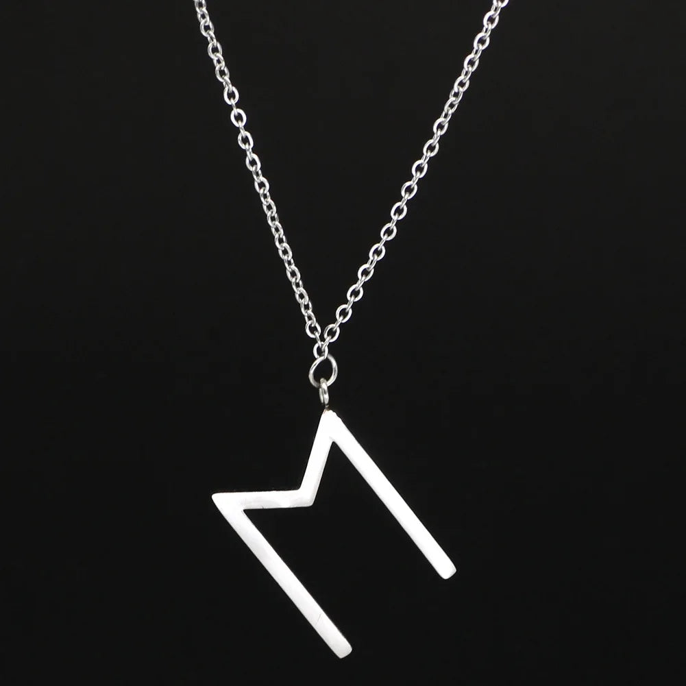 Viking Rune Layering Necklace — Minimal
