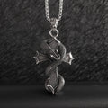 Vintage Catholic Cross Pendant Necklace — Amulet
