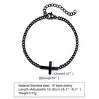 Cross Religious Bracelet — Stainless Steel