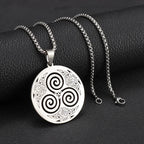 New Twisted Mobius Silver Color Pendant Men and Women Couple Hip Hop Student Pendant Anniversary Jewelry Gift