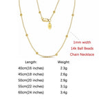 ORSA JEWELS Genuine 925 Sterling Silver Paperclip Chopin Rope Cuban Figaro Box Cable Chain Necklace Simple Basic Chain