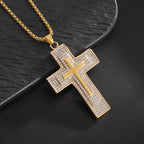 Hip Hop Rock Rapper Blessing Alphabet Pendant Necklace for Personality Men Fashion Street Trend Jewelry Accessories Gift