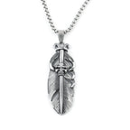 Skull Steel Pendant Japanese Korean Versatile
