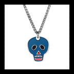 Ghost Head Pendant Necklace — Stainless