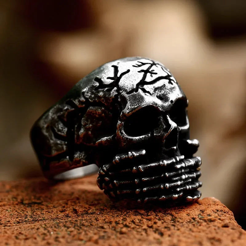 Multi Style Gothic Skull Rings Stainless Steel Fashion Personality Hip-hop Men Ring Biker Party Charm Jewelry Gift