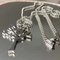 Titanium Steel Tree of Life Pendant Necklace Hip Hop Style High Quality Stainless Steel Jewelry for Men and Women