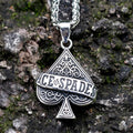 Poker Stainless Steel Pendant Necklace