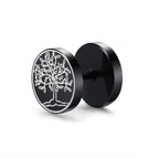 Wolf Stud Earrings — Stainless Steel