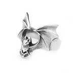 New Gothic 316L Stainless Steel Skull Ring Punk Hip Hop Fashion Skeleton Rings For Men Women Unique Biker Jewelry Halloween Gift