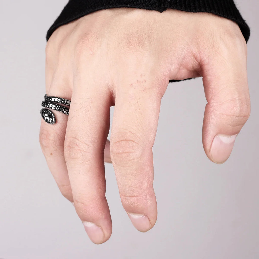 Snake Animal Ring — Stainless Steel