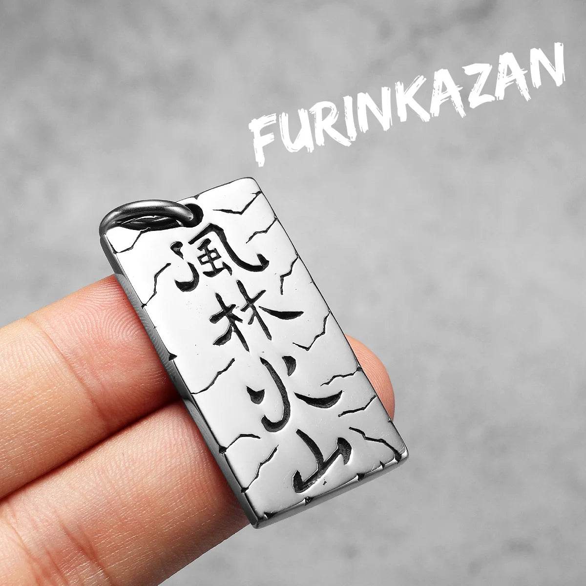 Art of War Furinkazan Pendant — Stainless Steel